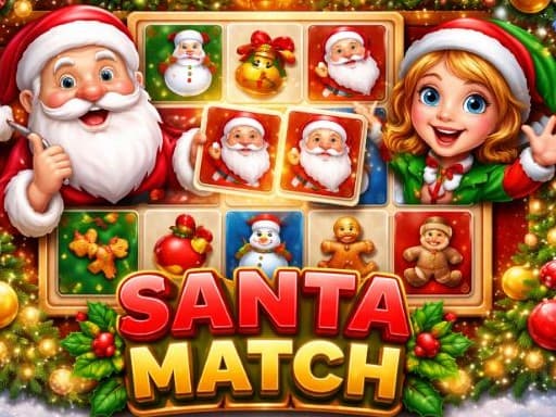 Play Santa Matching Game online