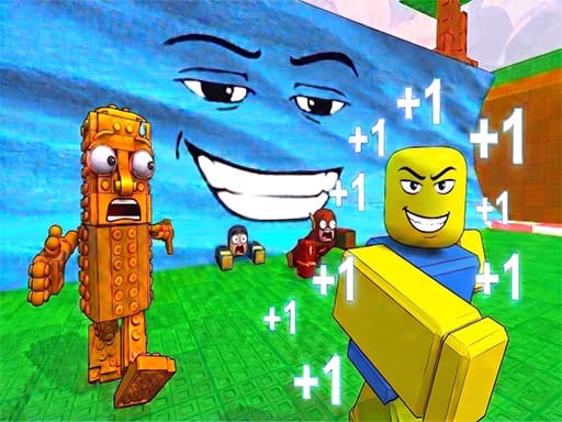 Play Obby Tsunami Runner online