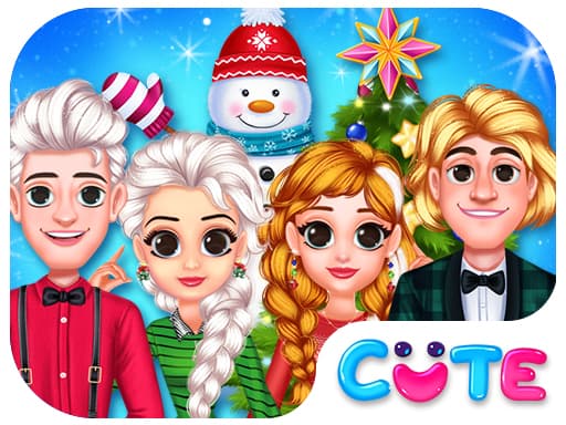 Play Frozen Princess Christmas Celebration online