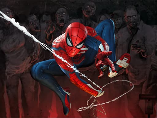 Play Spiderman Vs Zombie online